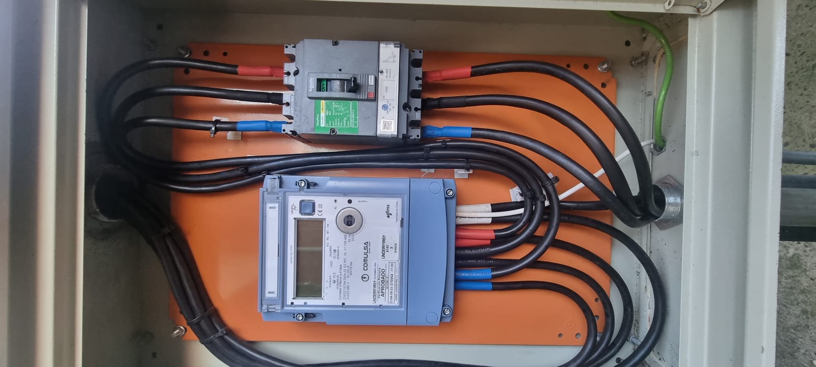 Empalme trifásico de 80 kVA