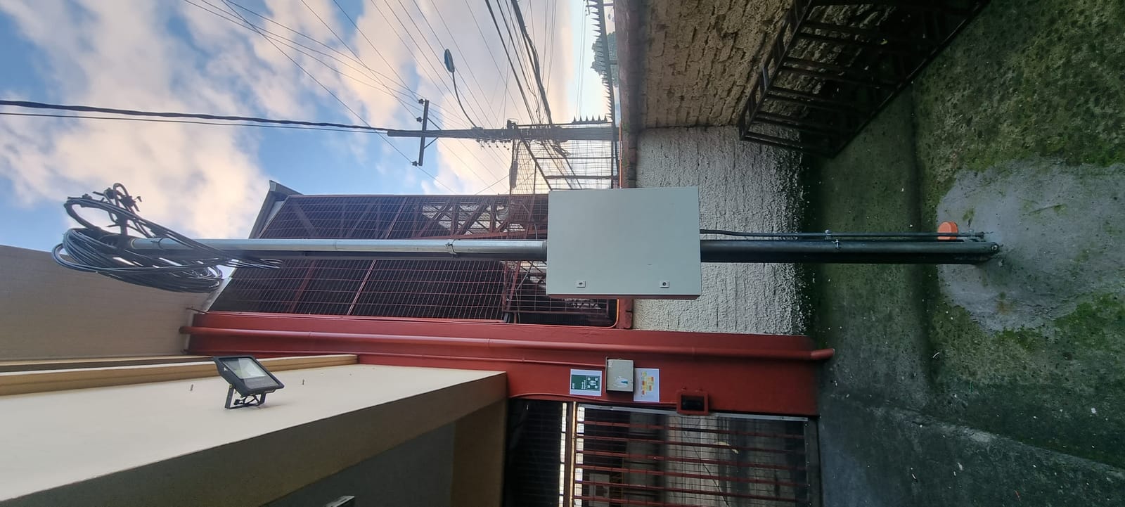 Empalme trifásico de 80 kVA — detalle