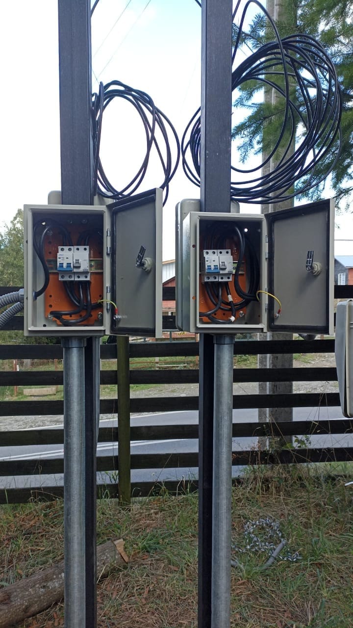 Empalmes eléctricos, Parcelación Landhaus