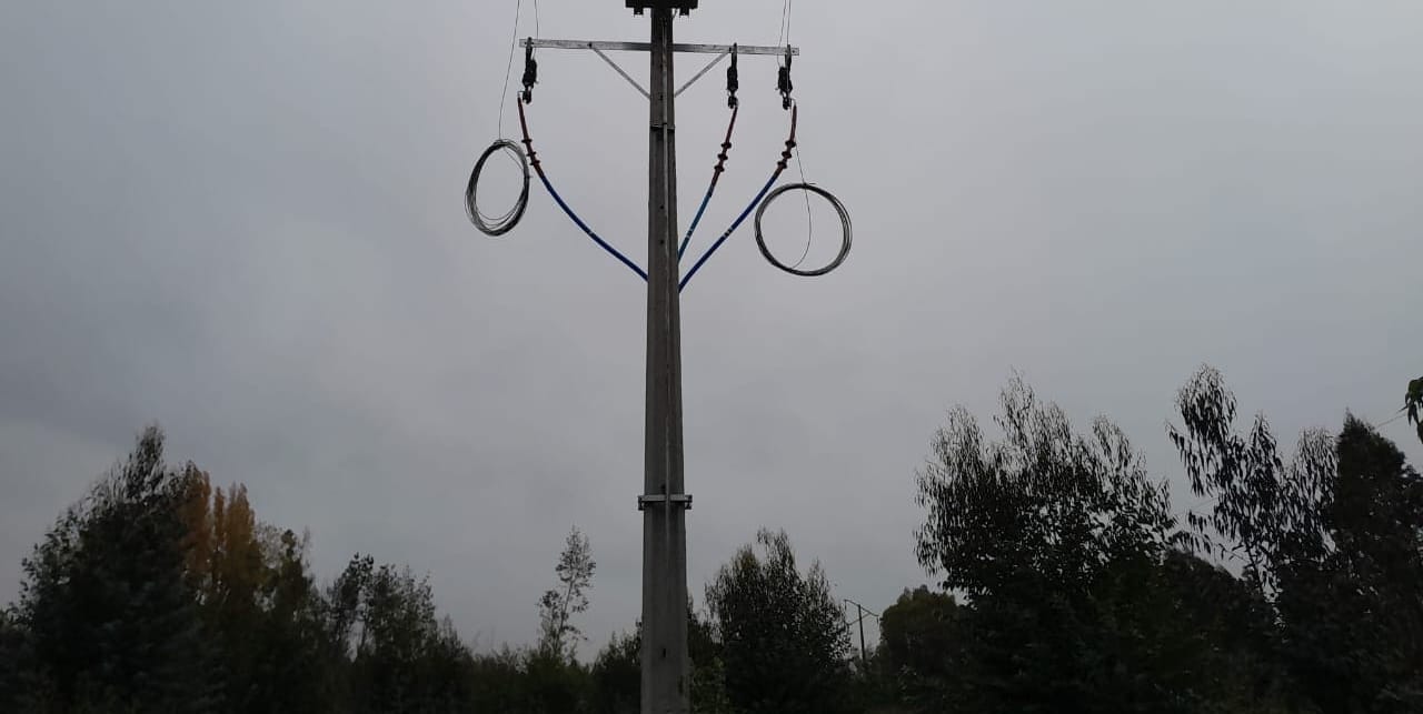Estructura de línea MT 13,2 kV
