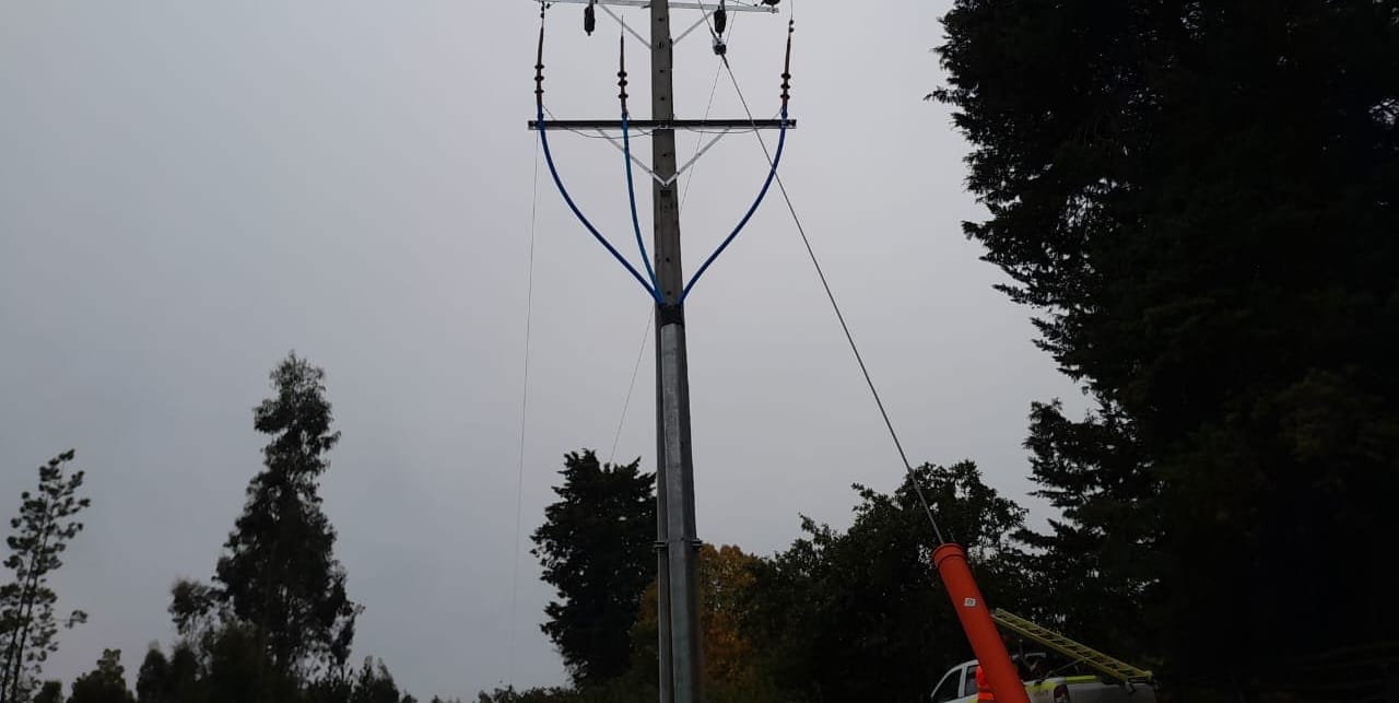 Estructura de línea MT 13,2 kV